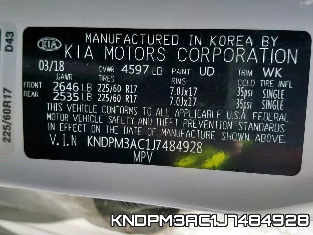 KNDPM3AC1J7484928 фото 2