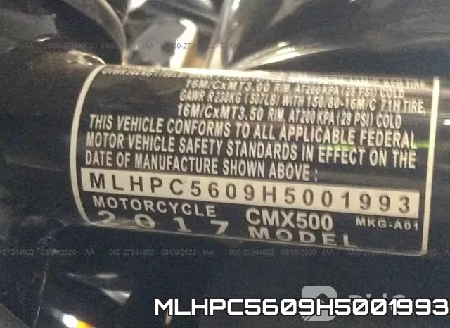 MLHPC5609H5001993 фото 2