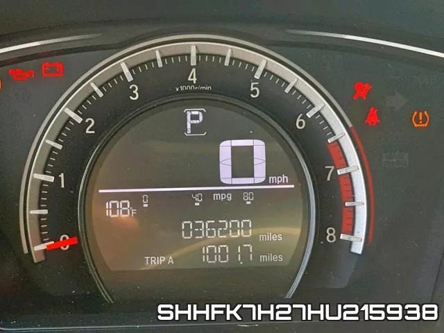 SHHFK7H27HU215938 фото 9