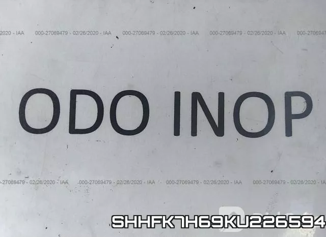 SHHFK7H69KU226594 фото 8