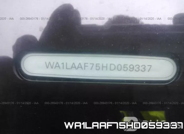 WA1LAAF75HD059337 фото 10