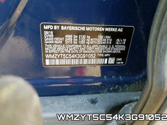 WMZYT5C54K3G91052 фото 2