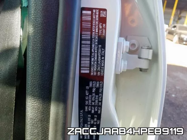 ZACCJAAB4HPE89119 фото 2