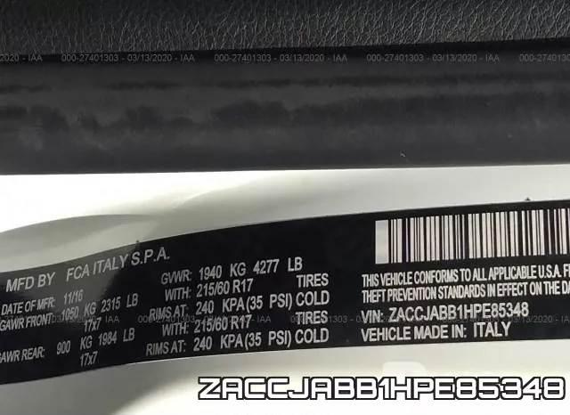 ZACCJABB1HPE85348 фото 10