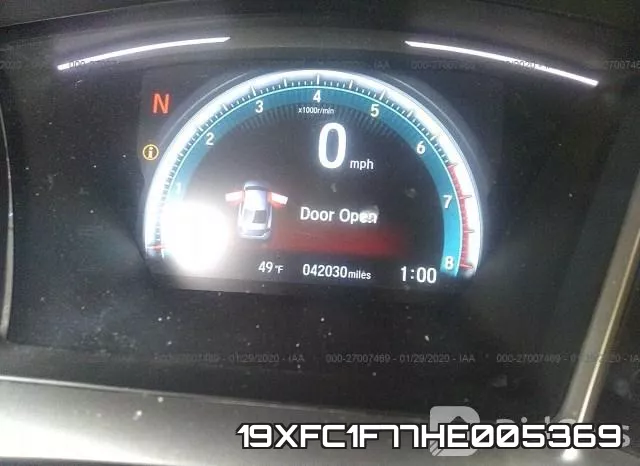 19XFC1F77HE005369 фото 8