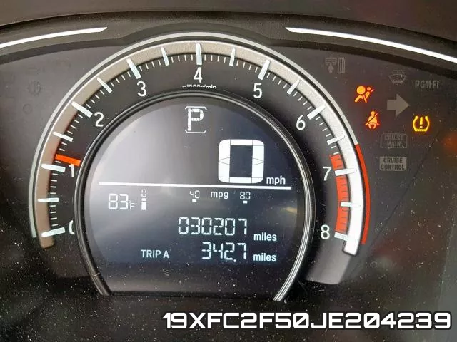 19XFC2F50JE204239 фото 9
