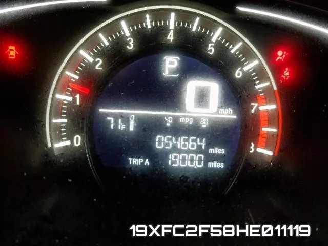 19XFC2F58HE011119 фото 9