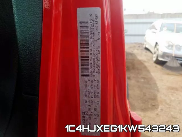 1C4HJXEG1KW543243 фото 2