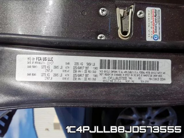 1C4PJLLB8JD573555 фото 2