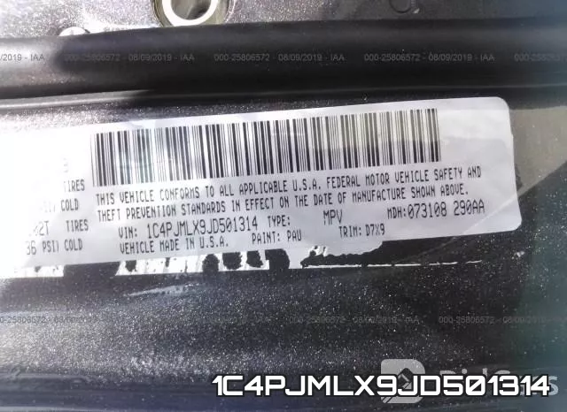 1C4PJMLX9JD501314 фото 10