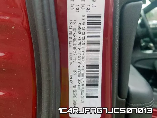 1C4RJFAG7JC507013 фото 2