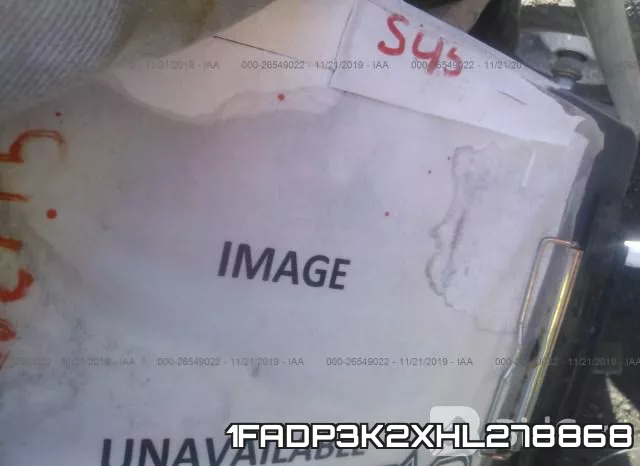 1FADP3K2XHL278868 фото 2