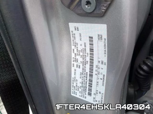 1FTER4EH5KLA40304 фото 2