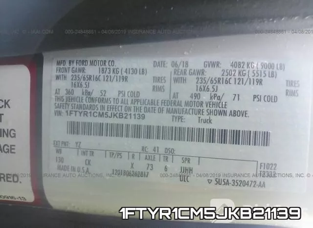 1FTYR1CM5JKB21139 фото 10