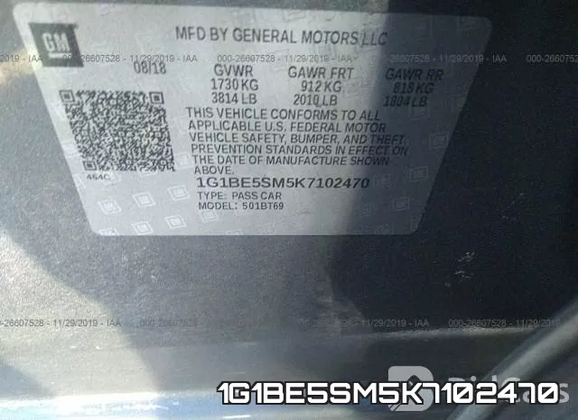 1G1BE5SM5K7102470 фото 10