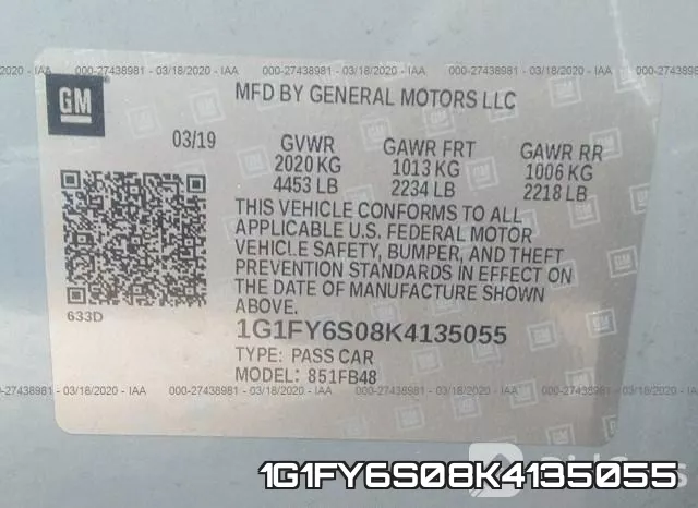 1G1FY6S08K4135055 фото 10