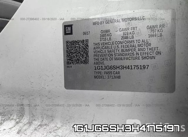 1G1JG6SH3H4175197 фото 10