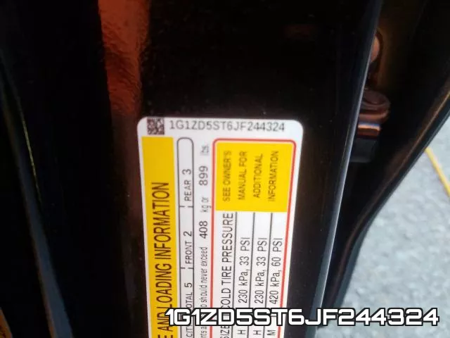1G1ZD5ST6JF244324 фото 2