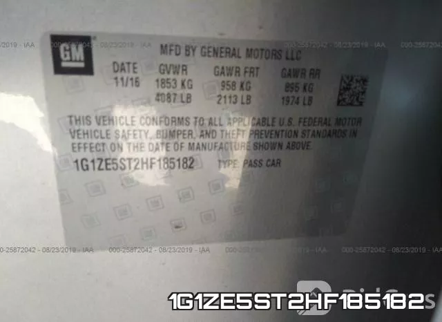 1G1ZE5ST2HF185182 фото 10