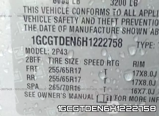 1GCGTDEN6H1222758 фото 10