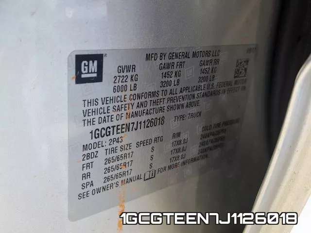 1GCGTEEN7J1126018 фото 2