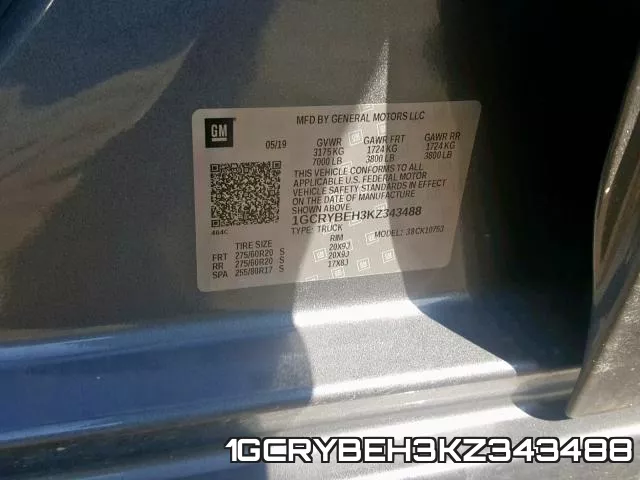 1GCRYBEH3KZ343488 фото 2