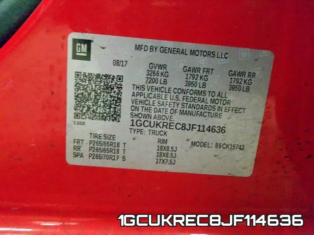 1GCUKREC8JF114636 фото 2