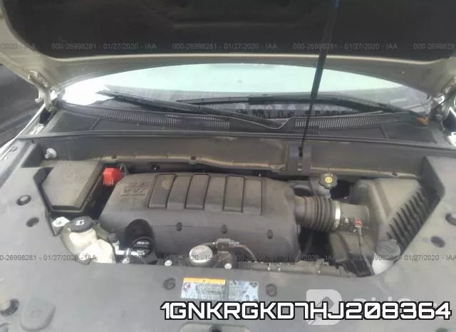 1GNKRGKD7HJ208364 фото 2