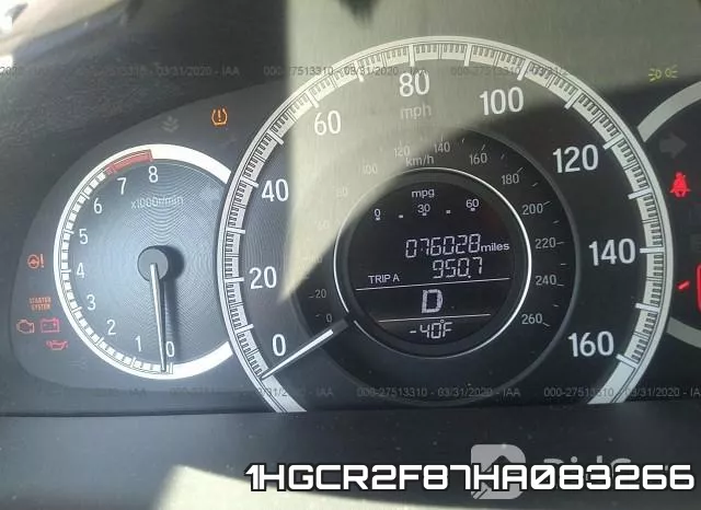 1HGCR2F87HA083266 фото 8