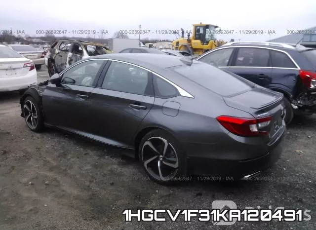 1HGCV1F31KA120491 фото 4