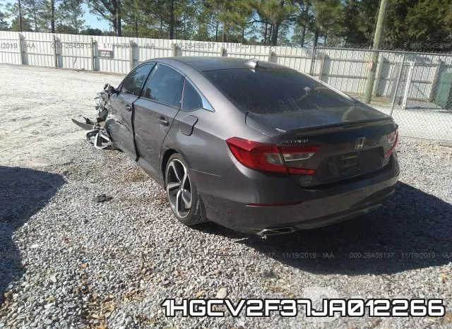 1HGCV2F37JA012266 фото 4