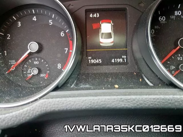 1VWLA7A35KC012669 фото 9