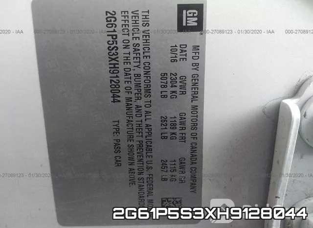 2G61P5S3XH9128044 фото 10