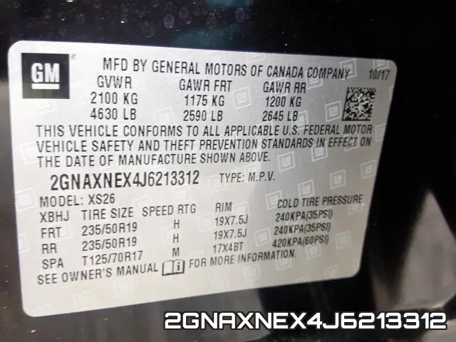2GNAXNEX4J6213312 фото 2