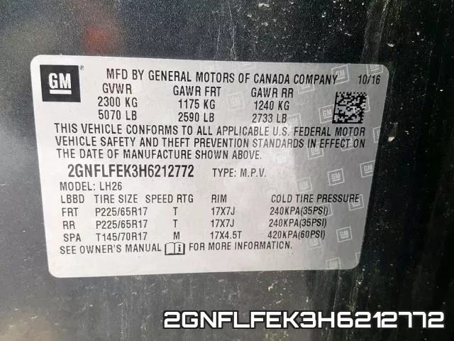2GNFLFEK3H6212772 фото 2