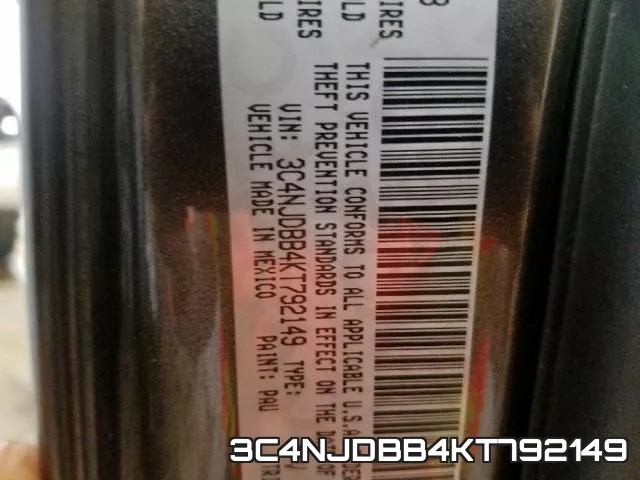 3C4NJDBB4KT792149 фото 2