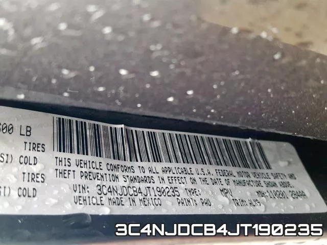3C4NJDCB4JT190235 фото 2