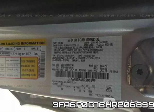 3FA6P0G76HR206899 фото 10