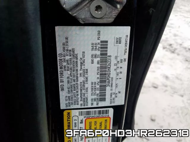 3FA6P0HD3HR262318 фото 2