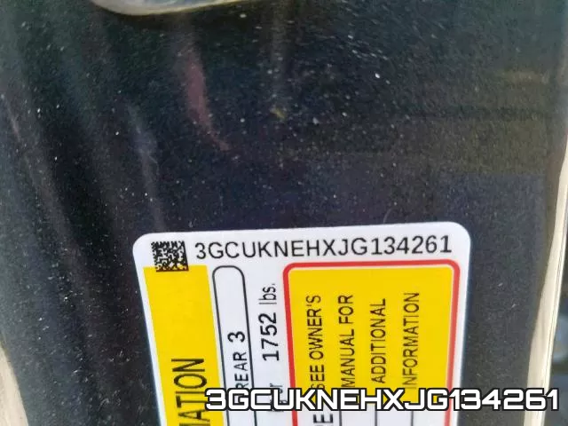 3GCUKNEHXJG134261 фото 2