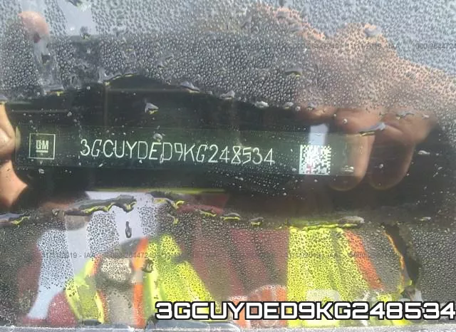 3GCUYDED9KG248534 фото 10