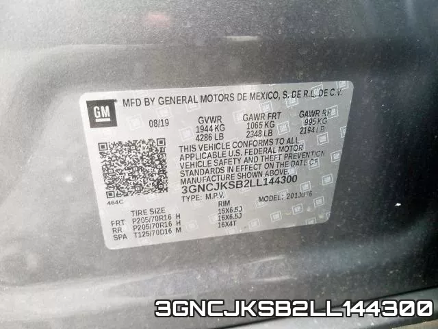 3GNCJKSB2LL144300 фото 2