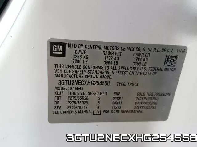 3GTU2NECXHG254558 фото 2