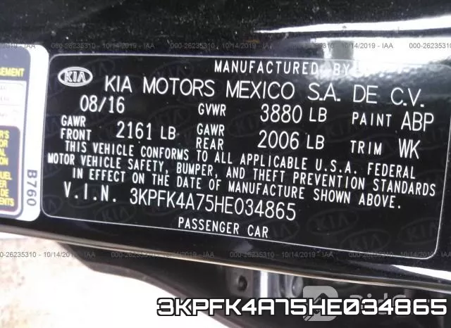 3KPFK4A75HE034865 фото 10