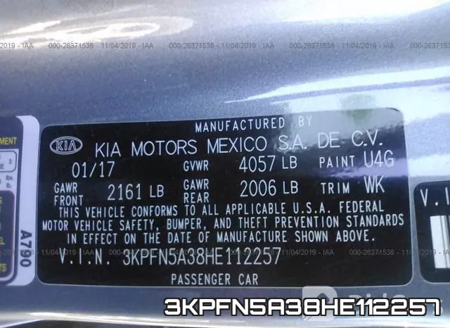 3KPFN5A38HE112257 фото 10