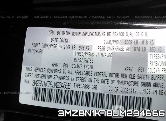 3MZBN1K78JM234666 фото 10