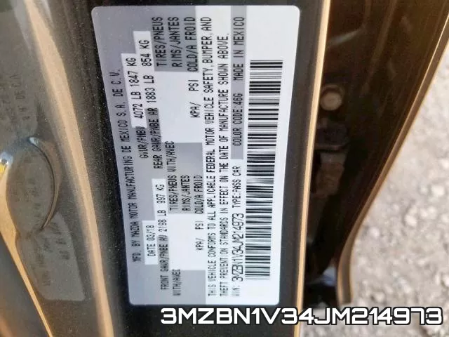 3MZBN1V34JM214973 фото 2