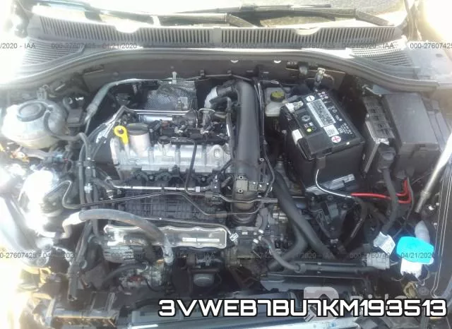 3VWEB7BU7KM193513 фото 2