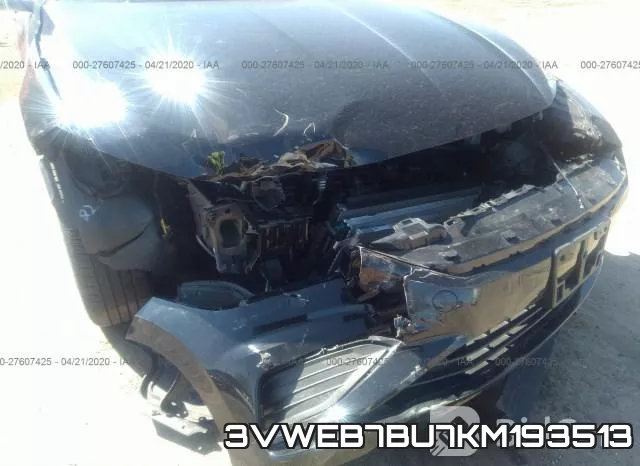 3VWEB7BU7KM193513 фото 7