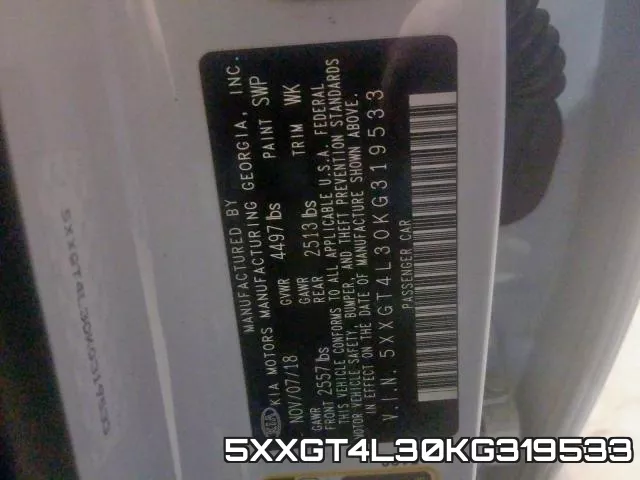 5XXGT4L30KG319533 фото 2